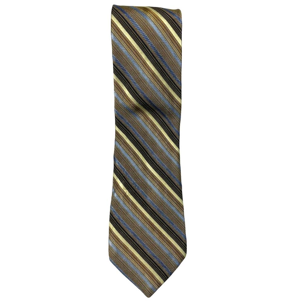 EUC - Enro Silk Diagonal Striped Tie